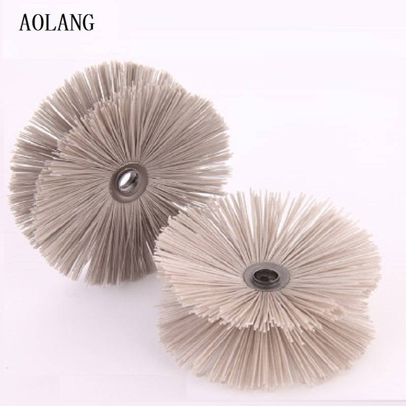 Wholesale Factory Price Cleaning Friction Is Not Easy To Fall Off Polishing Wooden Nylon Spiral Wire Abrasive Brushes